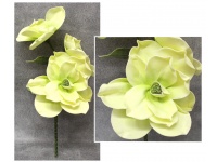 Kwiat piankowy DALIA wys. 70 cm (3 kwiaty 29-33 cm) ZIELONY