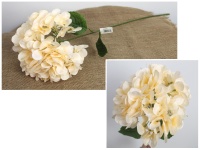 Kwiat pojedynczy HORTENSJA wys. 73 cm (kwiat 19x10 cm) BRZOSKWINIOWY