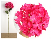 Kwiat pojedynczy HORTENSJA wys. 80 cm (kwiat 20 cm) RÓŻOWA