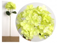 Kwiat pojedynczy HORTENSJA wys. 80 cm (kwiat 20 cm) ZIELONA