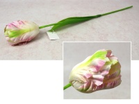 Kwiat TULIPAN PAPUZI 3D Print wys. 53 cm (kwiat 8x7 cm) jasno RÓŻOWY cieniowany