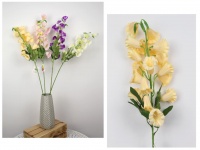 Kwiat POWÓJ wys. 85 cm (kwiat 5x5 cm) MIX KOLOR - 1 szt