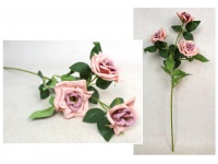 Kwiat RÓŻA wys. 55 cm (3 główki 7-9 cm) - BRUDNY RÓŻ