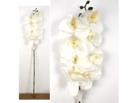 Kwiat STORCZYK 3D wys. 95 cm (8 kwiatów 12 cm) BIAŁY-ŚRODEK ECRU
