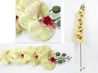 Kwiat STORCZYK silikonowy 3D PRINT 80 cm (9 kwiatów 11-9 cm) zielono różowy