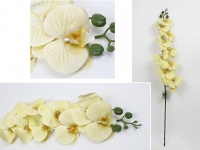 Kwiat STORCZYK silikonowy 3D PRINT 80 cm (9 kwiatów 11-9 cm) żółty jasny