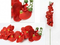 Kwiat STORCZYK silikonowy 3D PRINT 80 cm (9 kwiatów 11-9 cm) czerwony