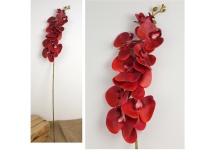 Kwiat STORCZYK wys. 100 cm silikonowy (9 kwiatów + pąki) CZERWONY