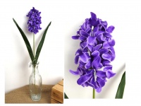 Kwiat Hiacynt wys. 50 cm (kwiat 14x8 cm) FIOLETOWY