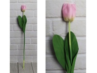 Kwiat sztuczny TULIPAN RÓŻOWY łodyga (64x6 cm) #213 - 1 szt