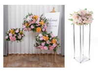 Kwietnik akrylowy 25x20x20 cm TRANSPARENTNY