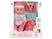 Lalka BOBAS siusiająca z akcesoriami w kartonie 30x25x14 cm