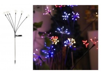 Lampa solarna 60 LED ŚWIETLIKI MULTIKOLOR
