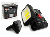 Lampa solarna, LED naścienna z czujnikiem ruchu, halogen obrotowy 12x7,5x8 cm