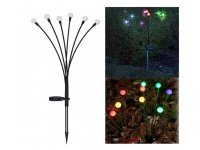 Lampa solarna ogrodowa LED KULKI ŚWIETLIKI (6 szt) 75 cm MULTIKOLOR RGB