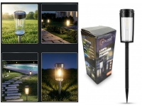 Lampa solarna ogrodowa LED Latarnia z żarówką światło ciepłe 58x7 cm - 1 szt