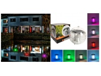 Lampa solarna ogrodowa LED PŁYWAJĄCA KULA do basenu, oczka wodnego RGB 11 cm - 1 szt