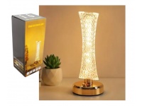 Lampka nocna LED dekoracyjna ala kryształ 24 cm