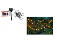 Lampka ogrodowa SOLAR girlanda z czujnikiem ruchu 20 lampek 482 cm