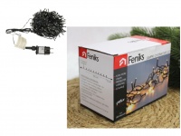 Lampki choinkowe 200 LED 3,995m (8 funkcji) - BIAŁE CIEPŁE