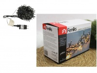 Lampki choinkowe 400 LED 22,95m (8 funkcji) - BIAŁE CIEPŁE