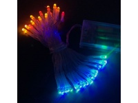Lampki choinkowe na baterie 80 LED - 10 m MULTIKOLOR