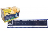 Lampki LED 100L KULKI transformator IP44 6,4 m - CIEPŁY BIAŁY