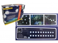 Lampki LED 20L białe żarówki +TIMER - 6,6m - ZIMNY BIAŁY