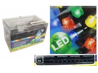 Lampki LED 50L transformator zewnętrzne 4,9 m - MULTIKOLOR