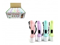 Latarka LED ze smyczą 9,5x2,5 cm - mix kolor