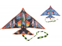 Latawiec samolot, rakieta, statek kosmiczny 120x75 cm mix