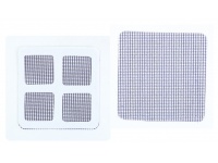 Łatka do naprawy siatki, moskitiery 10x10 cm SZARA kpl 3 szt