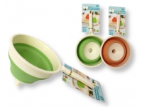 Lejek składany średnica 15 cm wysokość 14 cm długość 27 cm SILIKON-PLASTIK mix kolor