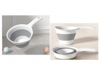 Rondel składany średnica 16 cm wysokość 9 cm długość 28 cm SILIKON-PLASTIK