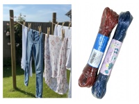 Linka, sznur do bielizny prania stalowa w otulinie pcv dł. 30 m gr. 3 mm