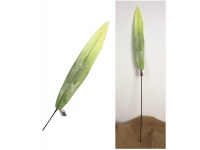 mp Liść PODŁUŻNY piankowy wys. 93 cm (liść 43x7,5cm) ZIELONY jasny