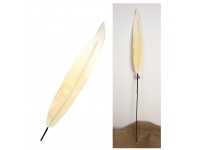 mp Liść PODŁUŻNY piankowy wys. 93 cm (liść 43x7,5cm) ECRU