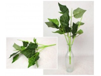 Łodyga POINSECJA grubsza 5-ramienna 43 cm 15 listków 9-11 cm