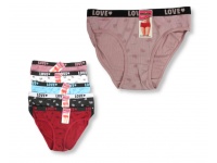 Majtki damskie FASHION w prążki SERCA, LOVE no: 7019 - 1 szt