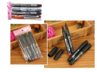 Markery kpl 4 szt w folii (mix kolor) 14 cm