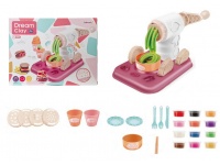 Masa plastyczna z maszynką i akcesoriami w kartonie 26x20x9 cm