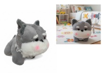 Maskotka, pluszak PIES 23x17x14 cm - SZARY