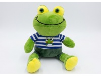 Maskotka, pluszak ŻABA z przyssawką 22 cm