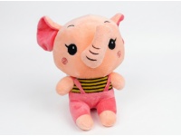 Maskotka, pluszak SŁOŃ różowy 18 cm