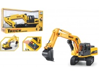 Maszyna budowlana KOPARKA (światło, dźwięk) w kartonie 35x19x13 cm