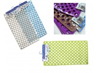 Mata łazienkowa, antypoślizgowa prostokątna KOŁA AŻUR PVC 69x37,5 cm MIX KOLOR