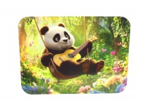 Mata stołowa 40x30 cm PANDA Z GITARĄ