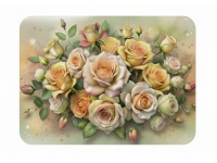 Mata stołowa 40x30 cm STROIK RÓŻE PASTELOWE