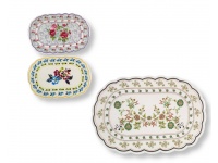 Mata stołowa ceratowa, owalna KWIATY MIX 40x28 cm 