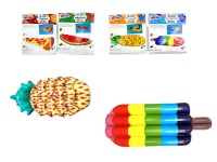 p Materac dmuchany do pływania (ananas, lód, pizza, arbuz) mix wzorów i rozmiarów